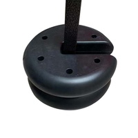 Nouvelle conception écologique, lot de 4 poids pour pieds de gazebo, base en plastique pour tente, kit de plaques de poids pour auvent