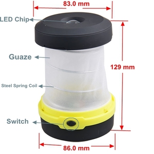 Más barato Camping MINI plegable led linterna de gran alcance - Product Image 4