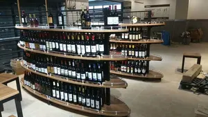 2019 nuovo disegno supermercato negozio di attrezzature negozio di montaggio display scaffali per la vendita al dettaglio