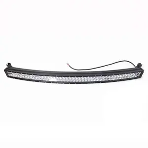 Barre lumineuse led incurvée à double rangée 50 pouces, 288w, pour véhicule tout-terrain, quad, UTV, SUV, lumière avec projecteur/combinaison