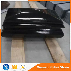 卸売 黒大理石墓石 火葬骨壺 - Product Image 4