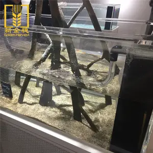 Akvaryumlar plastik balık tankı için süper sınıf özelleştirilmiş boyutu akrilik levha