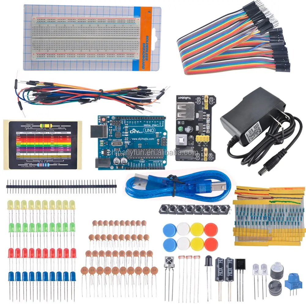 Elektronisches Starter-Kit Pädagogisches elektronisches Schaltkreis-Kit Elektronisches DIY-Kit für Arduino