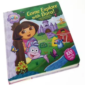Historia corta inglés 4c Tapa dura Niño/niños fotos libro divertido impresión cuentos para niños