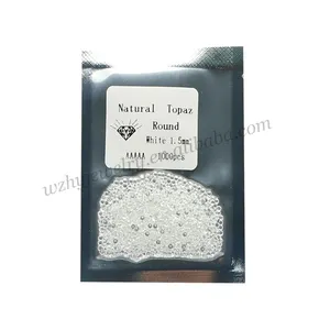 Natuurlijke Losse Gemstone Aaaaa Kwaliteit 1.5 Mm White Topaz