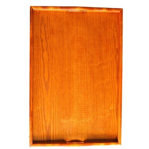 Eco-friendly Custom Logo <strong>Large</strong> Rectangular Breakfast <strong>Serving</strong> <strong>Tray</strong> Japanese Korean Style Food Contact Safe Wood <strong>Trays</strong> for Hotel - Product Image 1