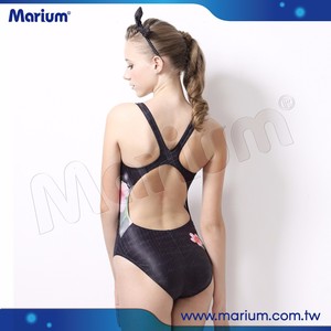 Maillot de bain noir pour femmes, nouvelle collection 2015, maillot de bain de compétition - Product Image 5