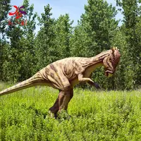 Tema Entertainment Amusement Park Disesuaikan Simulasi Fleksibel Jurassic Realistis Dunia Animatronik Dinosaurus