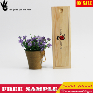 Logotipo personalizado al por mayor del rectángulo de madera caja de almacenamiento de té - Product Image 1