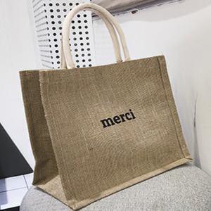 Tesco mariquita Murval bolso impreso personalizado arpillera de yute bolsa de compras Extra grande - Product Image 3