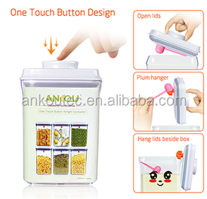 Lavable claro hermético BPA libre plástico resistente con tapa blanca/frasco <span class=keywords><strong>de</strong></span> plástico conjunto con sello 3 piezas <span class=keywords><strong>de</strong></span> embalaje - Product Image 3