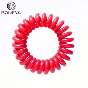 Colores mezclados resorte <span class=keywords><strong>espiral</strong></span> de plástico claro amplia banda de <span class=keywords><strong>goma</strong></span> occidental accesorios del <span class=keywords><strong>pelo</strong></span> de las muchachas - Product Image 6