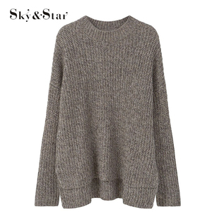 Abricot ras du <span class=keywords><strong>cou</strong></span> 16 GG personnalisé tricoté <span class=keywords><strong>laine</strong></span> pull chandail femmes - Product Image 1