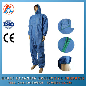 Disposición no tejida ropa de trabajo protectora traje <span class=keywords><strong>mono</strong></span> - Product Image 3