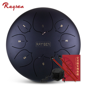 Tambour à langue en acier de 10 pouces, 8 notes, échelle pentatonique, tambour <span class=keywords><strong>handpan</strong></span> pour adultes et enfants - Product Image 2