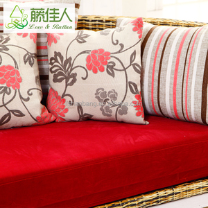 نصف دائرة عشب الماء الطبيعية الروطان الجلود جولة سرير أريكة - Product Image 5