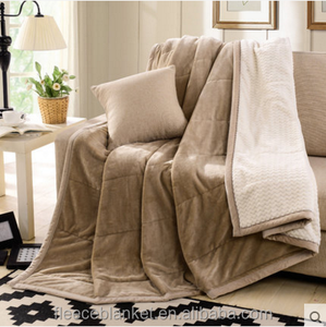 Très épais et chaud d'hiver isolation lit feuilles canapé molleton tissé couverture - Product Image 3