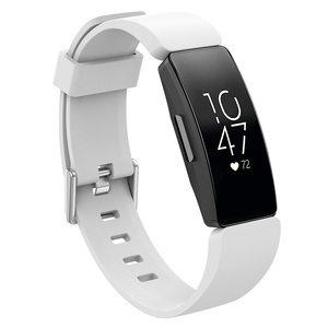 Ivanaze-Bandas de repuesto para <span class=keywords><strong>Fitbit</strong></span> <span class=keywords><strong>Inspire</strong></span>/ <span class=keywords><strong>Inspire</strong></span> <span class=keywords><strong>HR</strong></span>, Correa deportiva de silicona transpirable, hebilla de Metal segura, novedad - Product Image 2