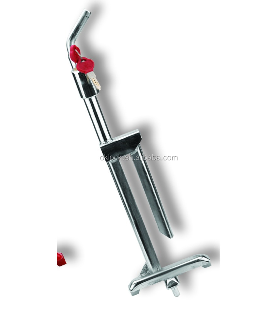 OKLEAD Chromed Automatic Car Pedal Pad Lock (Model OKL6808) - Anti-Theft Vehicle Security