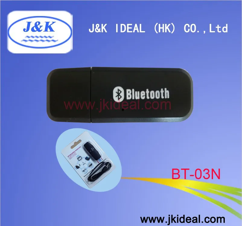 Bt-03n USB bluetooth audio receiver 3.5 mm jack para falantes