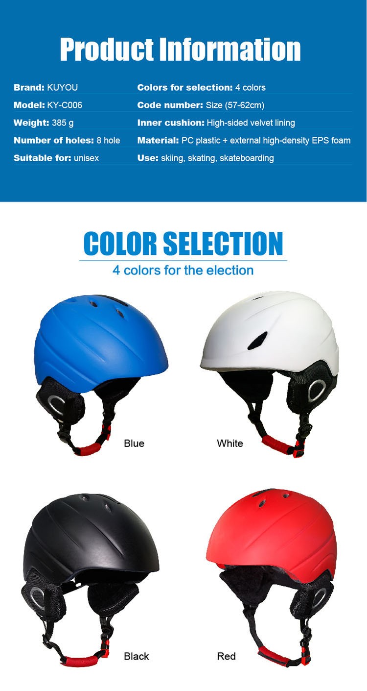 New Design bicycle helmet Skiing Sport protective helmet for  Hot sale Adult Hot sale