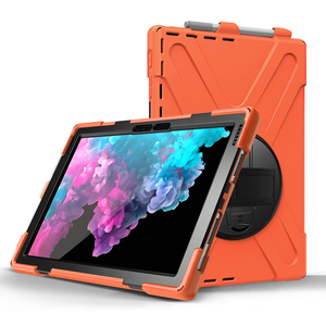 360 support de rotation boîtier robuste pour Microsoft <span class=keywords><strong>surface</strong></span> <span class=keywords><strong>pro</strong></span> 4 5 6 7 couvertures universelles avec béquille solide et sangle pour les mains - Product Image 3