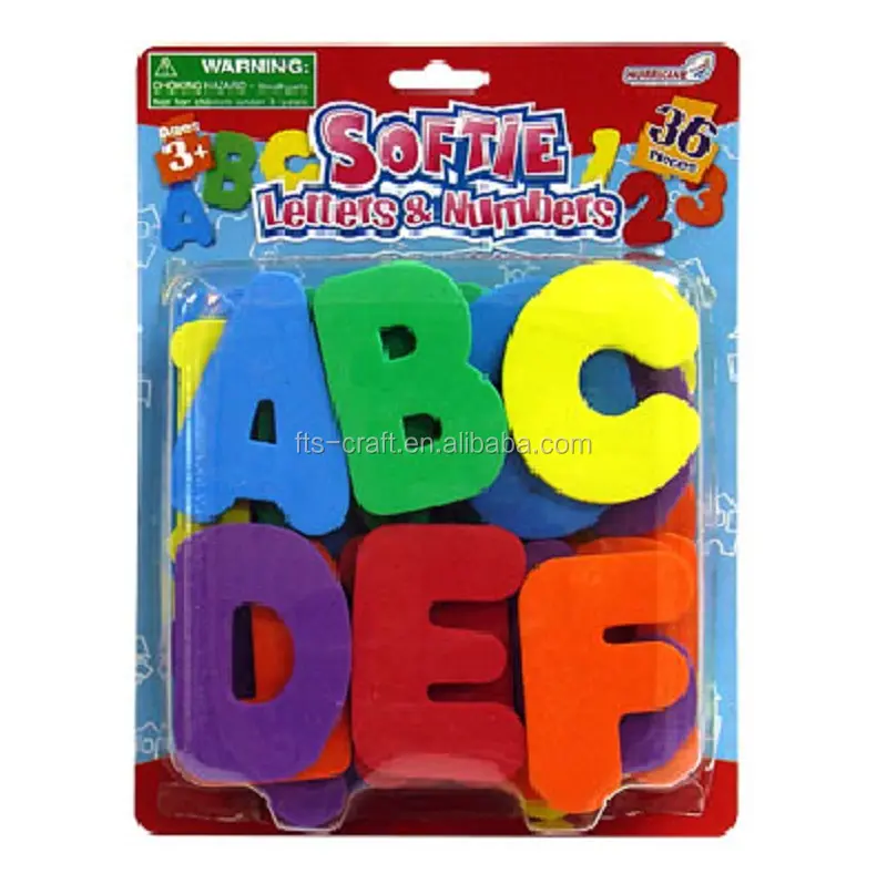 Brinquedos de espuma das crianças carta e número eva, formas de espuma para o brinquedo do banho