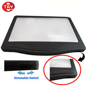 3x مضيئة صفحة كاملة شاشة كبيرة محمولة عدسة قراءة مكبرة ورقة مع مصلحة الارصاد الجوية - Product Image 3