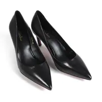 Vikeduo sapatos de couro femininos, calçados pretos feitos à mão estilo londres para mulheres