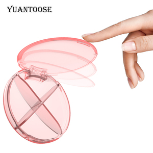 2019 New mini travel transparent plastic pill storage box