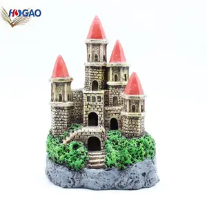 China supplier home decor statue resin miniature building model
