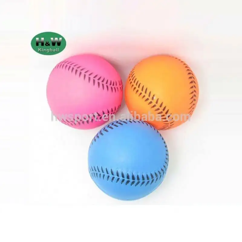 Fluo Color High Bouncing Baseball Rubber Ball