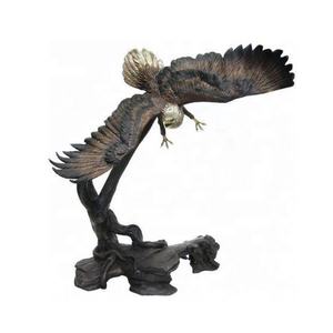 <span class=keywords><strong>Sculpture</strong></span> de <span class=keywords><strong>statue</strong></span> d'aigle extra large volant en métal bronze de jardin extérieur à vendre - Product Image 5