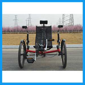 Humanos-Potencia from pedaling assisted 3 wheels Tricycles decubitus with suspension Back - Product Image 3