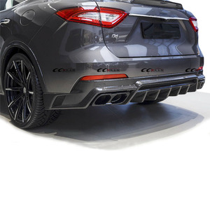 Magnifique kit carrosserie en fibre de carbone de style <span class=keywords><strong>LD</strong></span> pour Maserati Levante : lèvre avant, diffuseur arrière, aileron arrière, jupes latérales, capot - Product Image 6