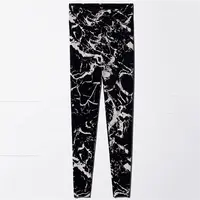 Indian girl black-white drawing Leggings by anniesko