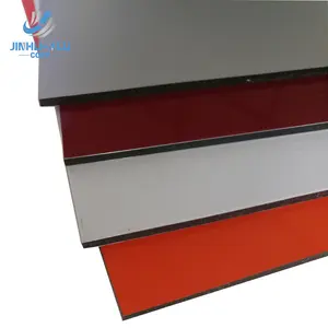 Decorazione Della parete di Plastica Pannello Composito ACP Alluminio Granito Finitura dalla Cina 4 millimetri PVDF Marmo Finitura ACP Esterno ALUSHINE