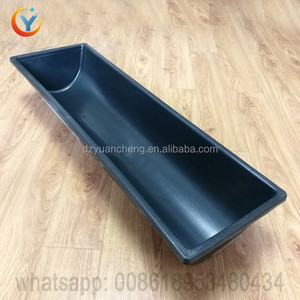 Canal de alimentación Animal, equipo de granja de plástico, alimentador de ovejas, tanque de cabra de 1m - Product Image 1
