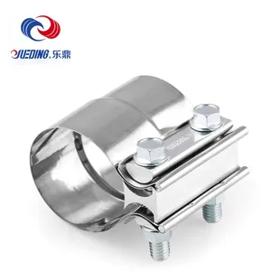 304 Stainless Heavy Lap Joint Exhaust Pipe Clamp Band Clamp