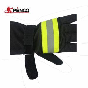 Shanghai <span class=keywords><strong>PENCO</strong></span> 2021 Nouveaux gants en nitrile Prix Gants de pompier Couleur jaune Cuir Forêt CE et EN Standard Gants d'incendie - Product Image 2