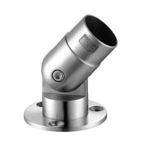 أنبوب قابل للتعديل الجدار شفة مع وصلة أنبوب و قاعدة لوحة - Product Image 1