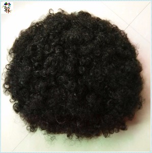 <span class=keywords><strong>Disco</strong></span> Costume accessoire adulte hommes noir couleur courte <span class=keywords><strong>Afro</strong></span> perruques HPC-0057 - Product Image 2