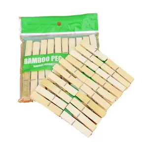 Bamboo Clothes Clamp Bamboo Clothes Pegs