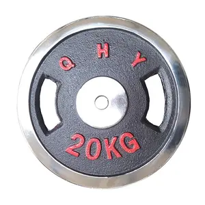 Reapbarbell Dubbele Kleur Steel Fractional Gewichtheffen Barbell Bumper Gewicht Plaat