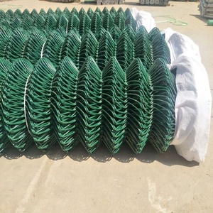 1.5*15M Cuộn Màu Xanh Lá Cây <span class=keywords><strong>Pvc</strong></span> Tráng Chuỗi Liên Kết Dây Lưới Hàng Rào - Product Image 3