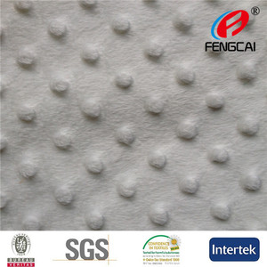porcellana produttore professionale in super soft oeko <span class=keywords><strong>tex</strong></span> 100 coccolare fossetta minky dot tessuto per bambini vestiti - Product Image 3