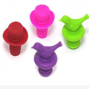 <span class=keywords><strong>Bouchon</strong></span> de bouteille de <span class=keywords><strong>vin</strong></span> en silicone réutilisable, mignon et amusant, multicolore, personnalisé pour <span class=keywords><strong>petit</strong></span> oiseau - Product Image 6