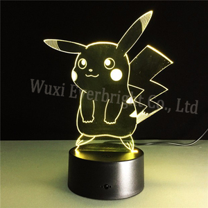 Delicado Cuadro de Juguete Para Niños Escritorio <span class=keywords><strong>Led</strong></span> Optical Illusion Illusion Regalo <span class=keywords><strong>Luz</strong></span> de La Noche Creativa Lámpara <span class=keywords><strong>Usb</strong></span> 3d - Product Image 3