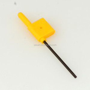 Chiavi a Stella Tipo Bandiera T6 T7 T8 T10 T9 T15 T20 <span class=keywords><strong>T25</strong></span> per Inserti in Carburo, Colore Giallo - Product Image 6
