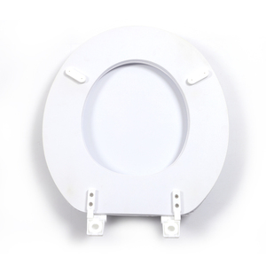 MDF et Mousse en céramique comme siège commode housse de siège de toilette tapa de inodoro avec montage sur le dessus charnières - Product Image 5